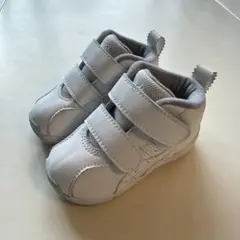 【美品】アシックス スクスク ホワイト 13.5cm