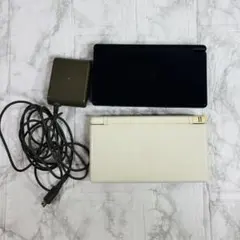 ニンテンドーDS ホワイト・ネイビー 本体 AC アダプター付き　ジャンク品