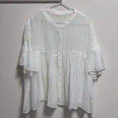 INGNI 半袖 ブラウス ホワイト