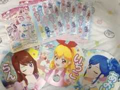 アイカツ！アンコール 配布 カード いちご うちわ シール 東京おもちゃ