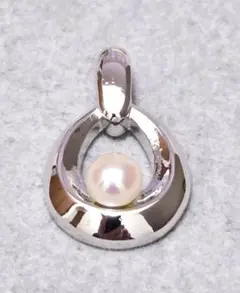 TASAKI 田崎真珠　パール　SILVER　ネックレストップ　43748