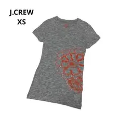 ジェイクルー　半袖　Tシャツ　グレー　スパンコール　薄手　刺繍　XSのサムネイル