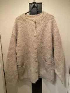 新品未使用！Bab シャギーニットカーディガン