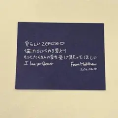 ZEROBASEONE ZB1 ゼベワン 2/18紙吹雪マシュー matthew