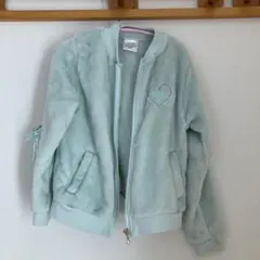 sue ミントグリーン ファーフリースジャケット 120