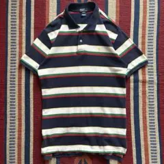 即*上様 90's Ralph Lauren ボーダーポロシャツ　メンズM相当