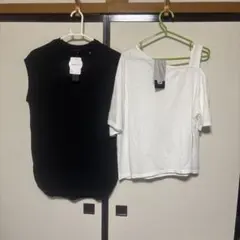 しまむら　SANAコラボ　トップス 2点セット M