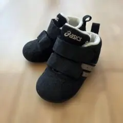 ASICS ベビーシューズ ブラック　13cm