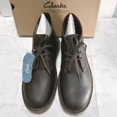 Clarks Bushacre 3 レザーデザートブーツ 茶 26cmのサムネイル
