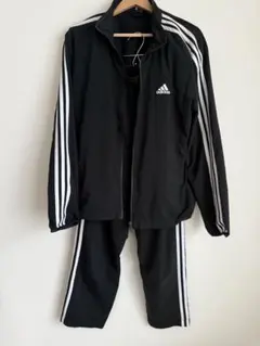 adidas ブラック トラックジャケットセット