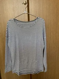 HEATTECH ストライプ長袖Tシャツ M