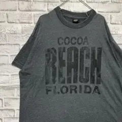 USA製90sヴィンテージTシャツ！シングルステッチ　グレー半袖古着　2XL18