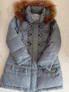 ☆pom ponette junior グレー ダッフルコート L160
