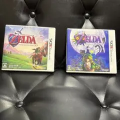 3DS ゼルダの伝説 ムジュラの仮面 3D 時のオカリナ3D セット
