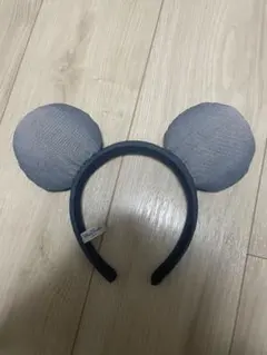 デニム ミッキーマウス カチューシャ