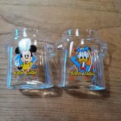 KIRIN LEMON ミッキー ドナルド ガラスマグカップセット