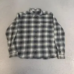 patagonia チェックシャツ　ネルシャツ　オンブレ風　XL