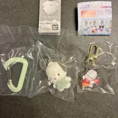カラフルカラビナマスコットチャーム アクリルチャーム ポチャッコ 산리오
