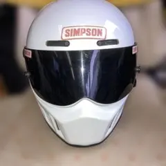 SIMSON シルバー M30ヘルメット ミラーシールド、インカム付き - メルカリ