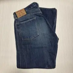 桃太郎 味野本店限定 メンズ ストレートデニムパンツ インディゴブルー