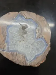 大型 天然瑪瑙 アゲートスライス 約22×13cm 水晶 縞模様 原石 一点物