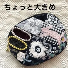☆ミナペルホネン ハンドメイド ❤️ミニポーチ ruusuブラック