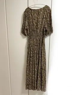【snidel】花柄 半袖ロングワンピース
