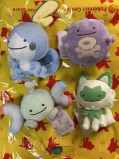 ポケモン へんしん！メタモン ぬいぐるみ マスコット 4種ペアセット8点