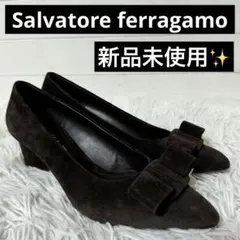 新品未使用✨Salvatore ferragamoフェラガモ VIVA ブラウン