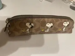 COACH x PEANUTS スヌーピー 筆箱