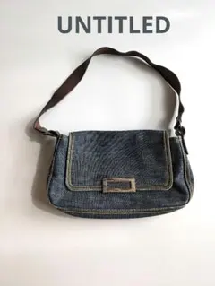 UNTITLED ブルーデニム　ショルダーバッグのサムネイル