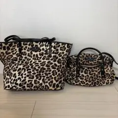 kate spade ヒョウ柄　バッグ　豹柄　旅行カバン　ショルダーバッグ