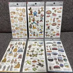 正規品　大人の図鑑シール　6枚セット