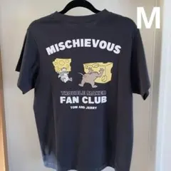 新品　トムとジェリー　タフィー　ジェリー　半袖Tシャツ　M 淡黒