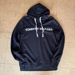 TOMMY HILFIGER ブラック パーカー M