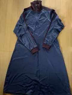 adidas ハーフジップ ワンピース Mサイズのサムネイル