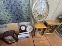 8個の置き時計セット citizen seiko ….