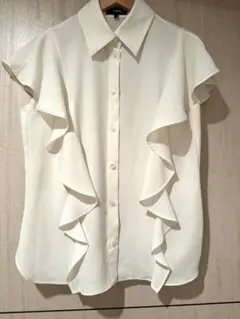 Theory セオリー　フリル　シャツ　トップス　Sのサムネイル