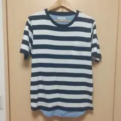 グローバルワーク　半袖　ボーダーシャツ