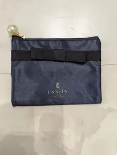 LANVIN ランバンオンブルー　ネイビー ティッシュケースポーチ