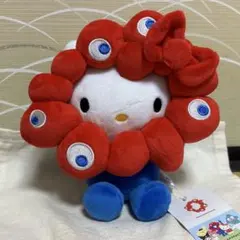 万博　ミャクミャク　サンリオ　コラボ　キティーちゃん　ぬいぐるみ　Mサイズ