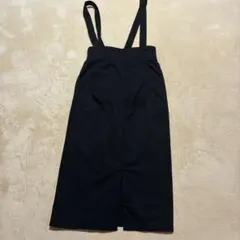 エヘカソポ、サロペットタイトロングスカート、肩紐着脱可能美品のサムネイル