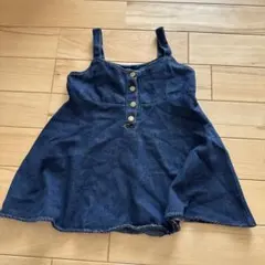 デニムジャンバースカート 100cm~