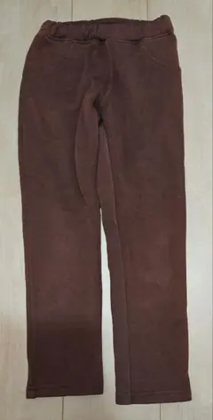 エバークローゼット　裏起毛パンツ　130㎝　ブラウン