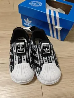 【新品未使用】adidas スリッポン 13.0 ブラック/ホワイト