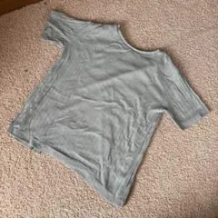 NAUW CLO 半袖リブTシャツ ライトグリーン Mサイズのサムネイル