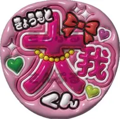 うちわ文字　京本 大我　ぷっくり風文字　光沢紙　ファンサ　SixTONES