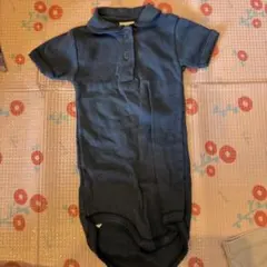 PETIT BATEAU ネイビー ポロロンパース 6m