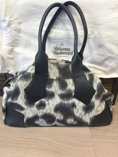ヴィヴィアンウエストウッド　ヤスミン　ハンドバッグ　レオパード　キャンバス Vivienne Westwood - vivienne レオパード ヤスミン 鞄の通販 by