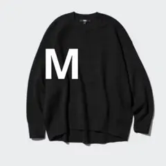 ユニクロ　スムースコットンリラックスクルーネックセーター　スウェット